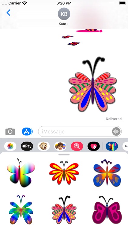 Butterflies Stickers screenshot-4