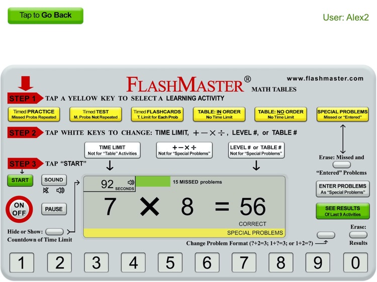 FlashMaster App--Math Facts screenshot-5