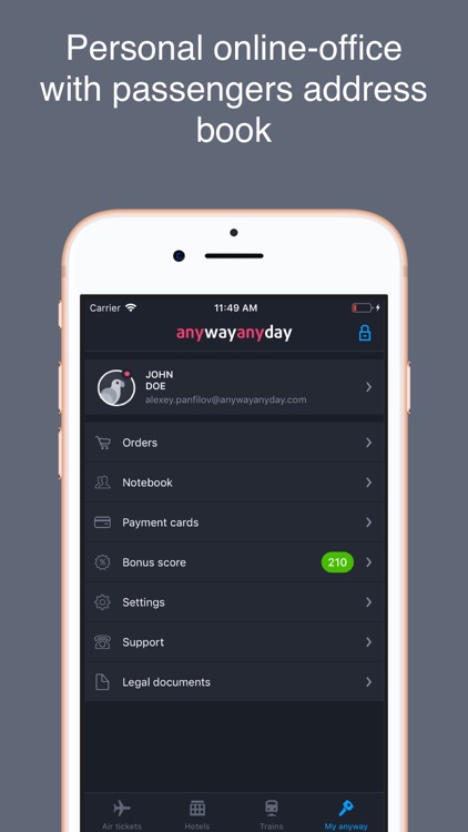 Anywayanyday – flights, hotels screenshot-4