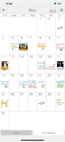 Screenshot 2 Palu - Handwriting Calendar - iphone