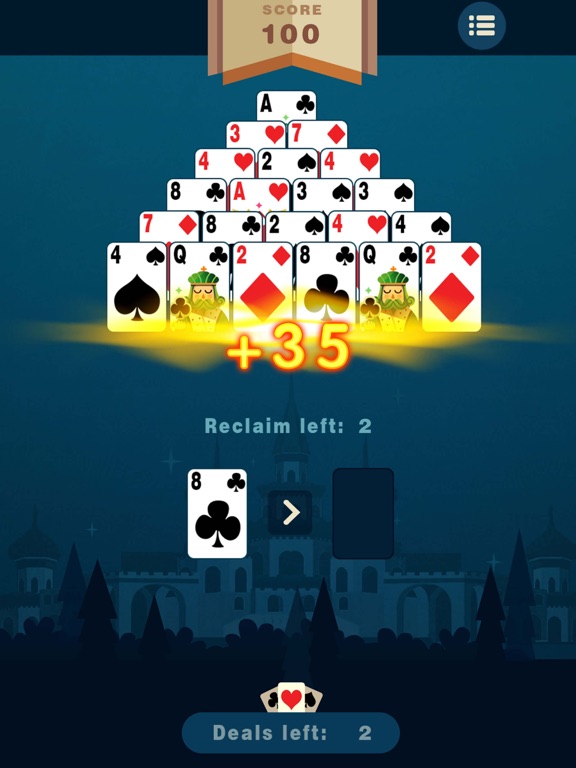 Pyramid Solitaire Puzzle screenshot 2