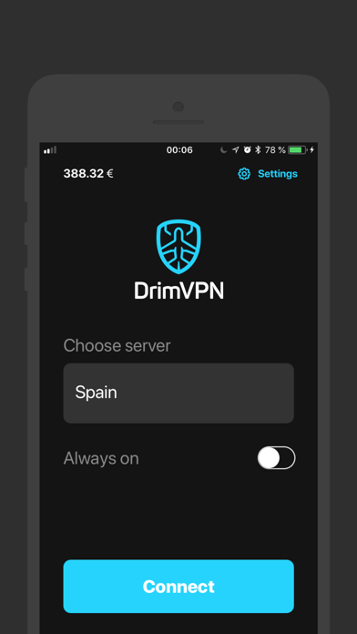 DrimVPN screenshot 2