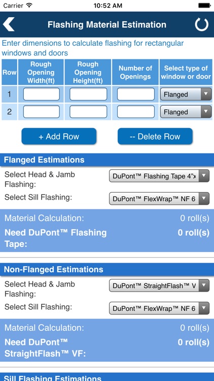 DuPont™ Tyvek® Calculator