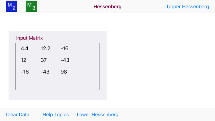 Hessenberg Matrix