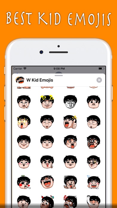 wimpish kid emojis screenshot 2