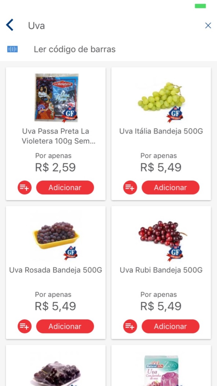 GF em Casa - Supermercado