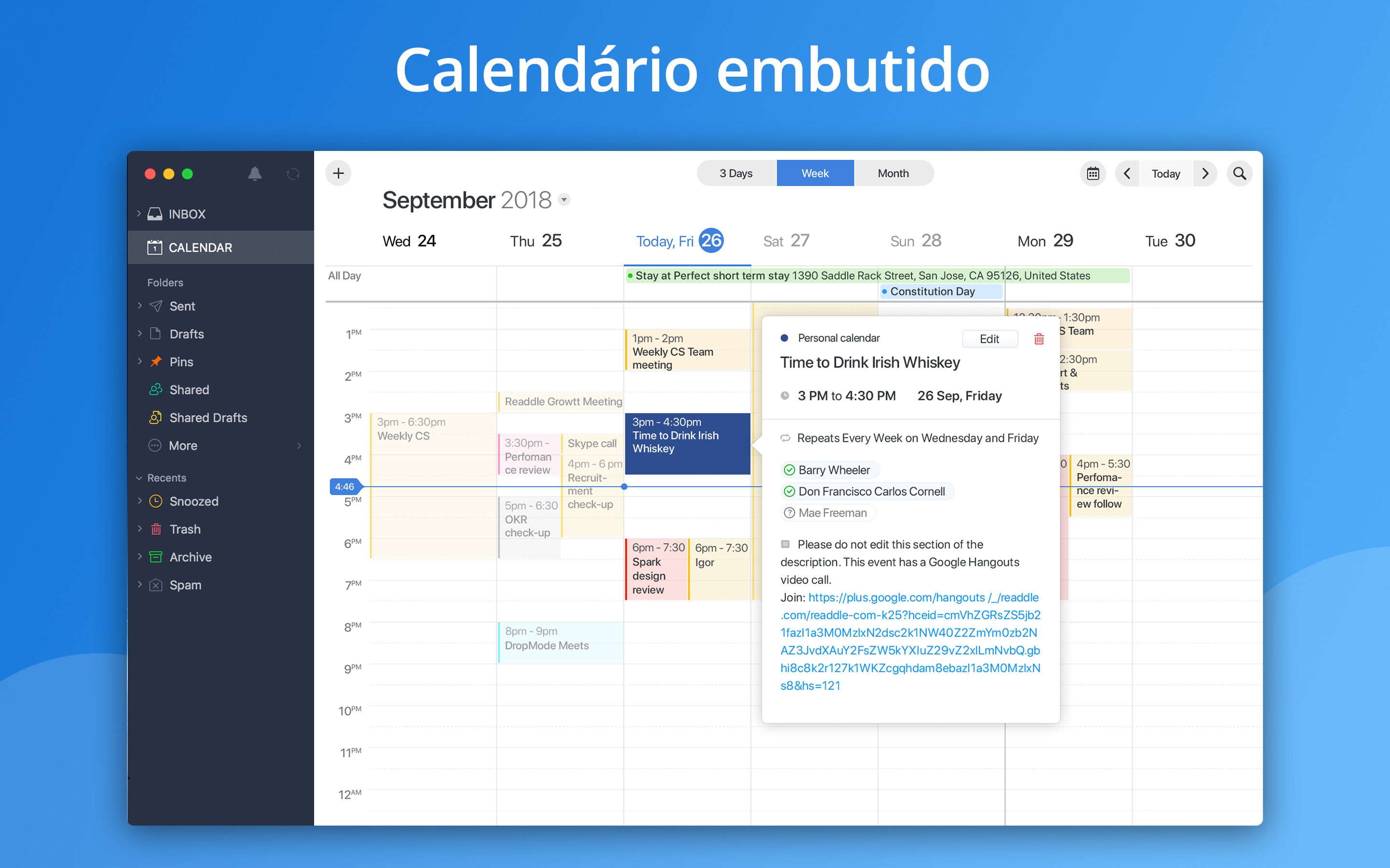 Screenshot do app Spark - Email App da Readdle