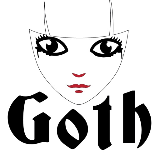 Goth Girl Emoji icon