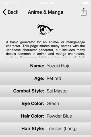 Characterize - Randomize Names - náhled