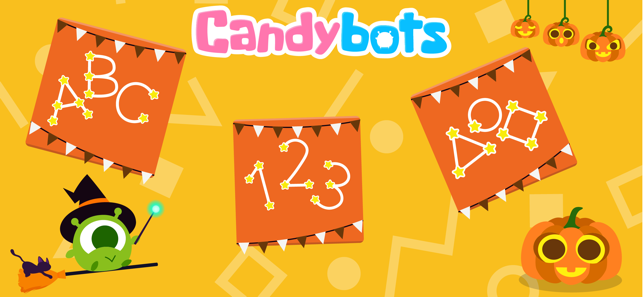 CandyBots Tracing Writing Baby