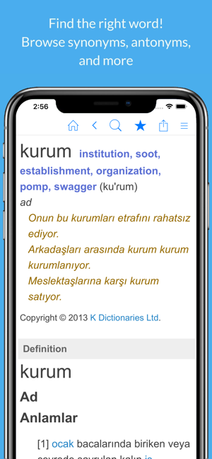 Turkish Dictionary & Thesaurus(圖3)-速報App