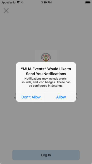MUA Events 2019 screenshot 3