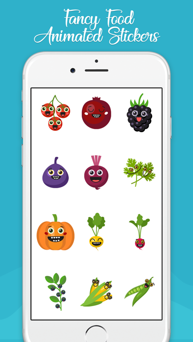 Fancy Food Animated Emojis screenshot 3