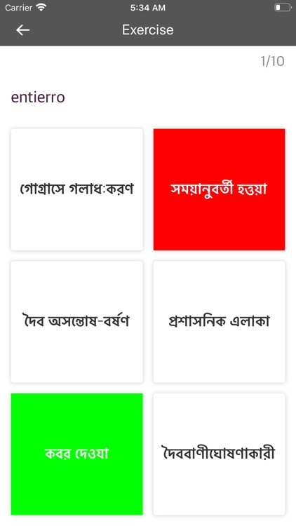 Spanish Bengali Dictionary screenshot-3