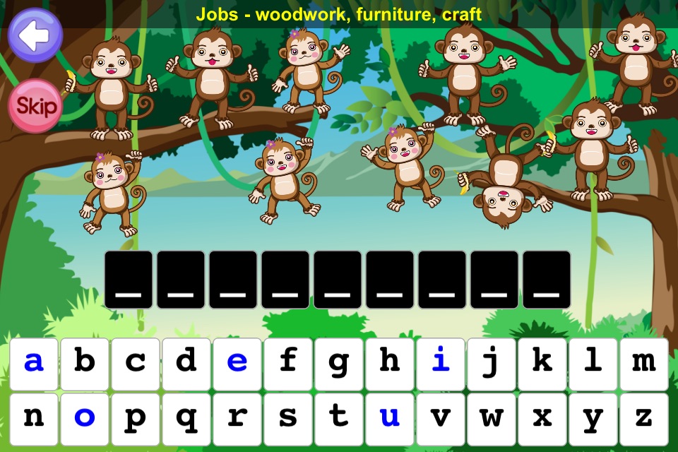 Monkey Word Guess Lite screenshot 4