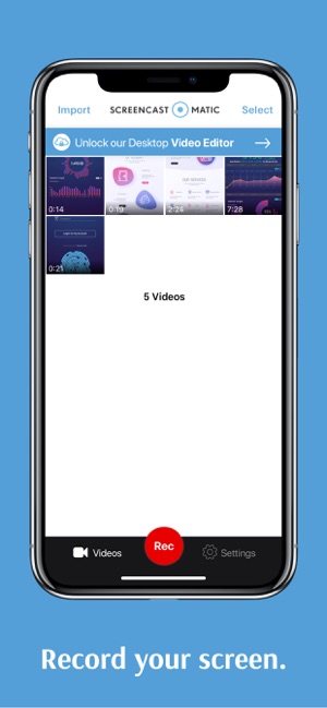 Screen Recorder + Video Editor