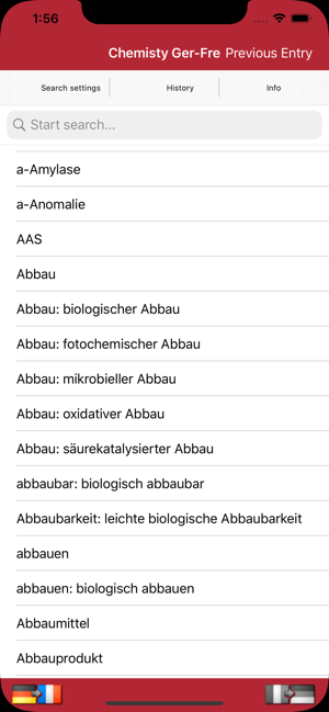 Wörterbuch Chemie FR <-> DE(圖1)-速報App