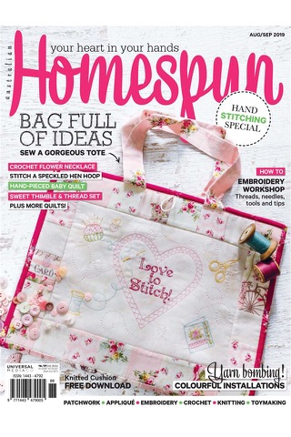 Australian Homespun Magazine - náhled
