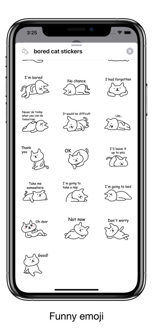 Bored cat - Emoji and Stickers(圖3)-速報App
