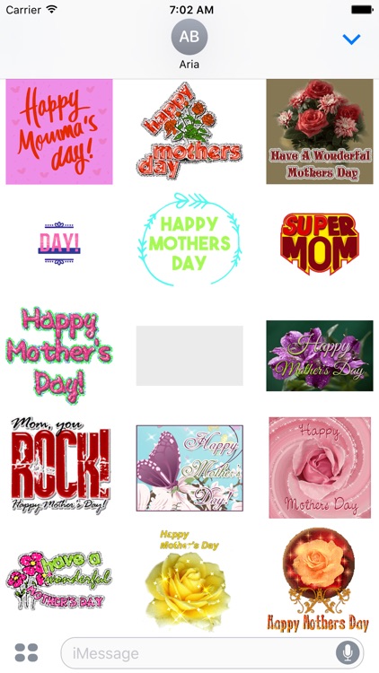 Animated Happy Mom's Day Icon