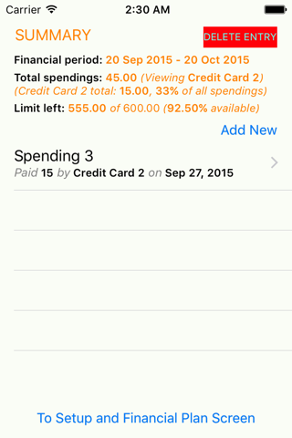 TheBudgetPlan screenshot 4