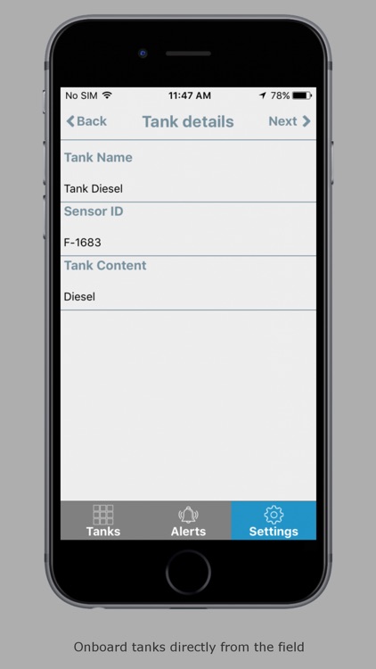 Tank Monitoring by Kii screenshot-3