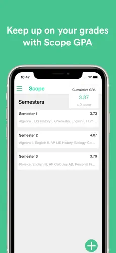 Imágen 1 Scope: Custom GPA Calculator iphone