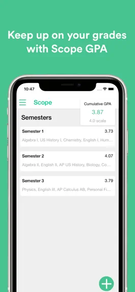 Game screenshot Scope: Custom GPA Calculator mod apk