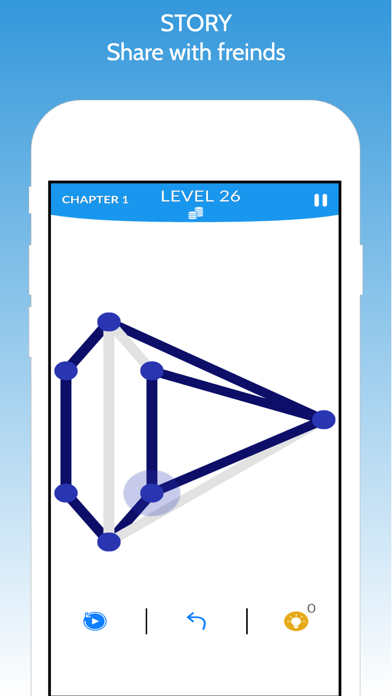 screenshot of Line - 1 stroke puzzle game! 5