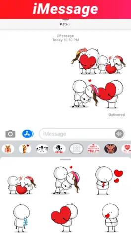 Game screenshot Cutest Valentines Day Stickers apk