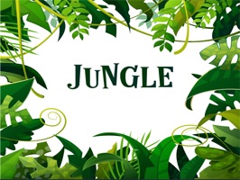 The JungleTL is a small sticker, which are show the 50 Jungle sticker in cartoon