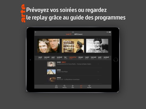 ARTE TV : direct, replay et + screenshot 3