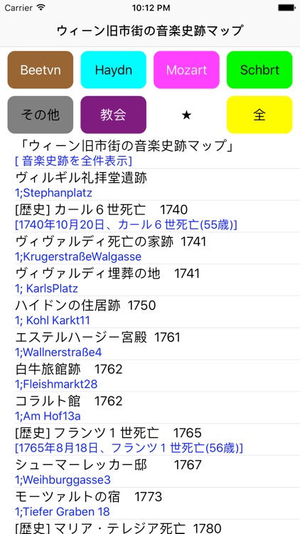 ウィーン音楽史跡マップ