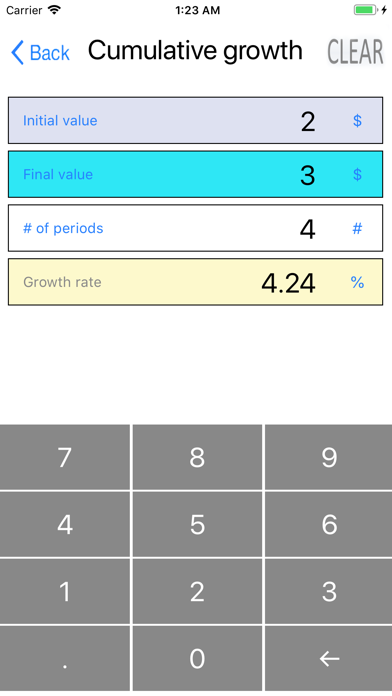 Simple percentage calculator screenshot 4