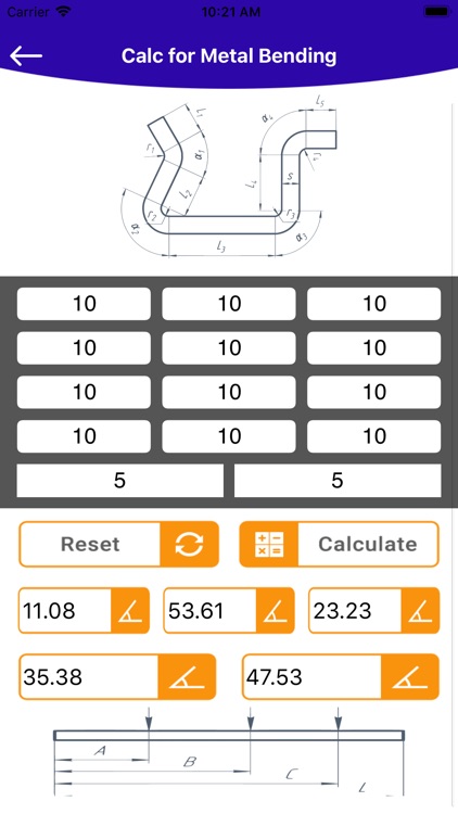 Calc for Metal Bending