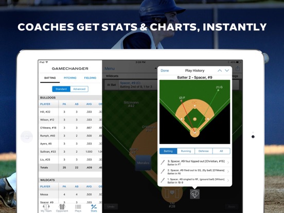 GameChanger Scorekeeping, Stats and Live Updates for Baseball, Softball, and Basketball screenshot