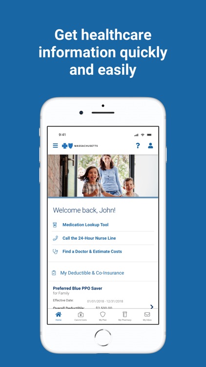 BCBSMA MyBlue Member App