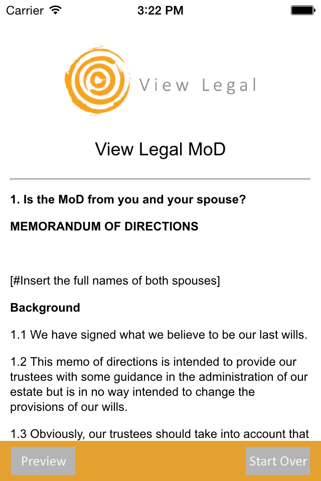 View Legal MoD screenshot 4