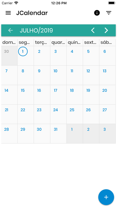 JCalendar screenshot 2