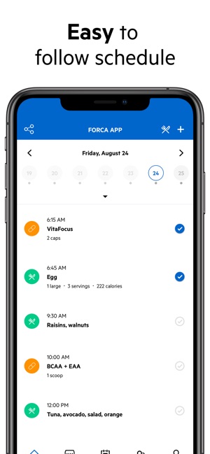 Forca: Workout & Meal Planner(圖4)-速報App