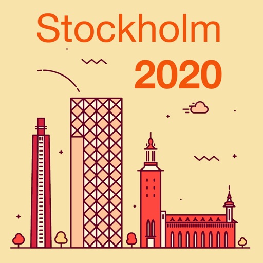 Stockholm 2020 — offline map icon