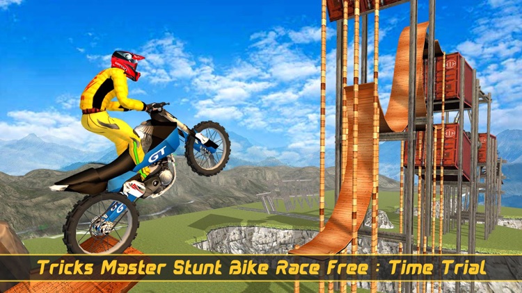 Tricky Bike Stunt Racing Game screenshot-3