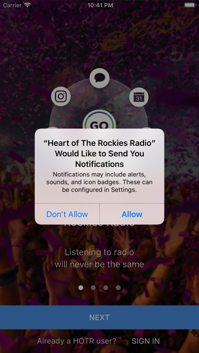 How to cancel & delete Heart of The Rockies Radio from iphone & ipad 1