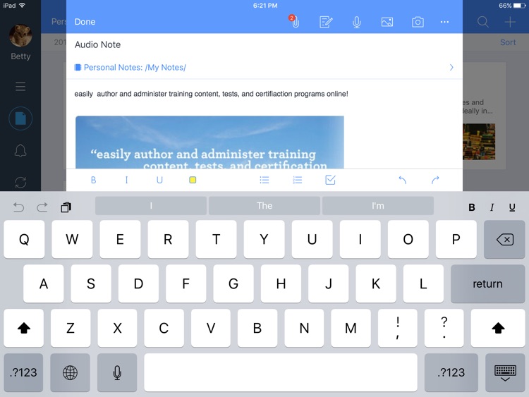 WizNote for iPad screenshot-3