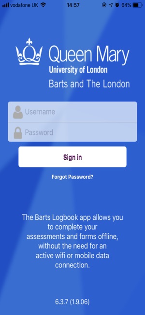 Barts Logbook