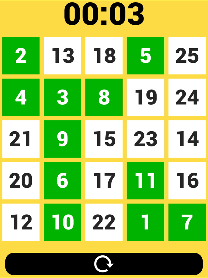 25 Numbers Game Full Version