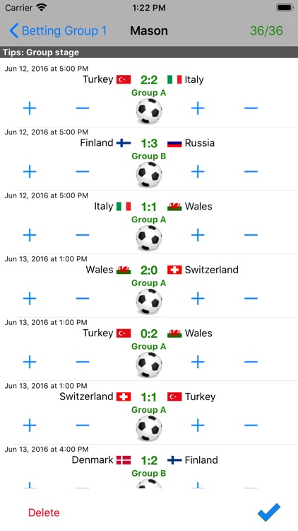 EM 2020 Betting Game