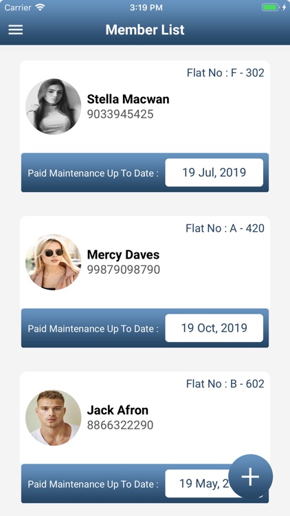 Flat Member Maintenance Manage screenshot-3