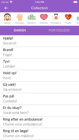 Game screenshot Danish-Portuguese Dictionary mod apk