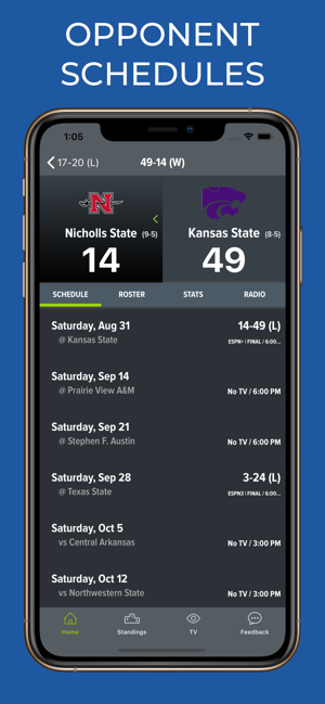 Kansas State Football Schedule(圖8)-速報App